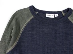 Name It ombre blue bluse merinould